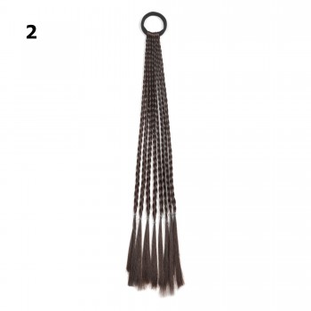 Резинка з кісками 40см 8шт коричнева (31405)