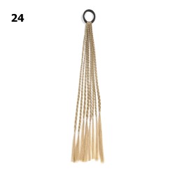 Резинка з кісками 40см 8шт коричнева (31406)