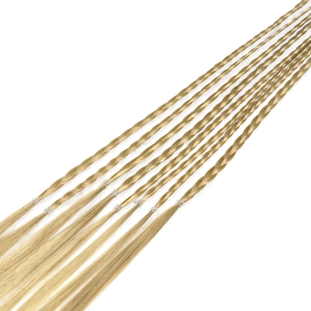 Резинка з кісками 40см 8шт коричнева (31406) 2