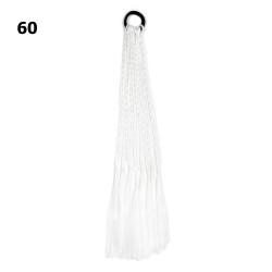 Резинка з кісками 40см 8шт біла (31408)