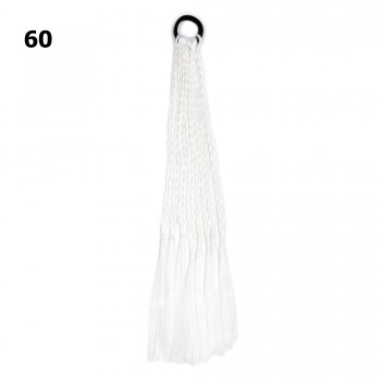 Резинка з кісками 40см 8шт біла (31408)