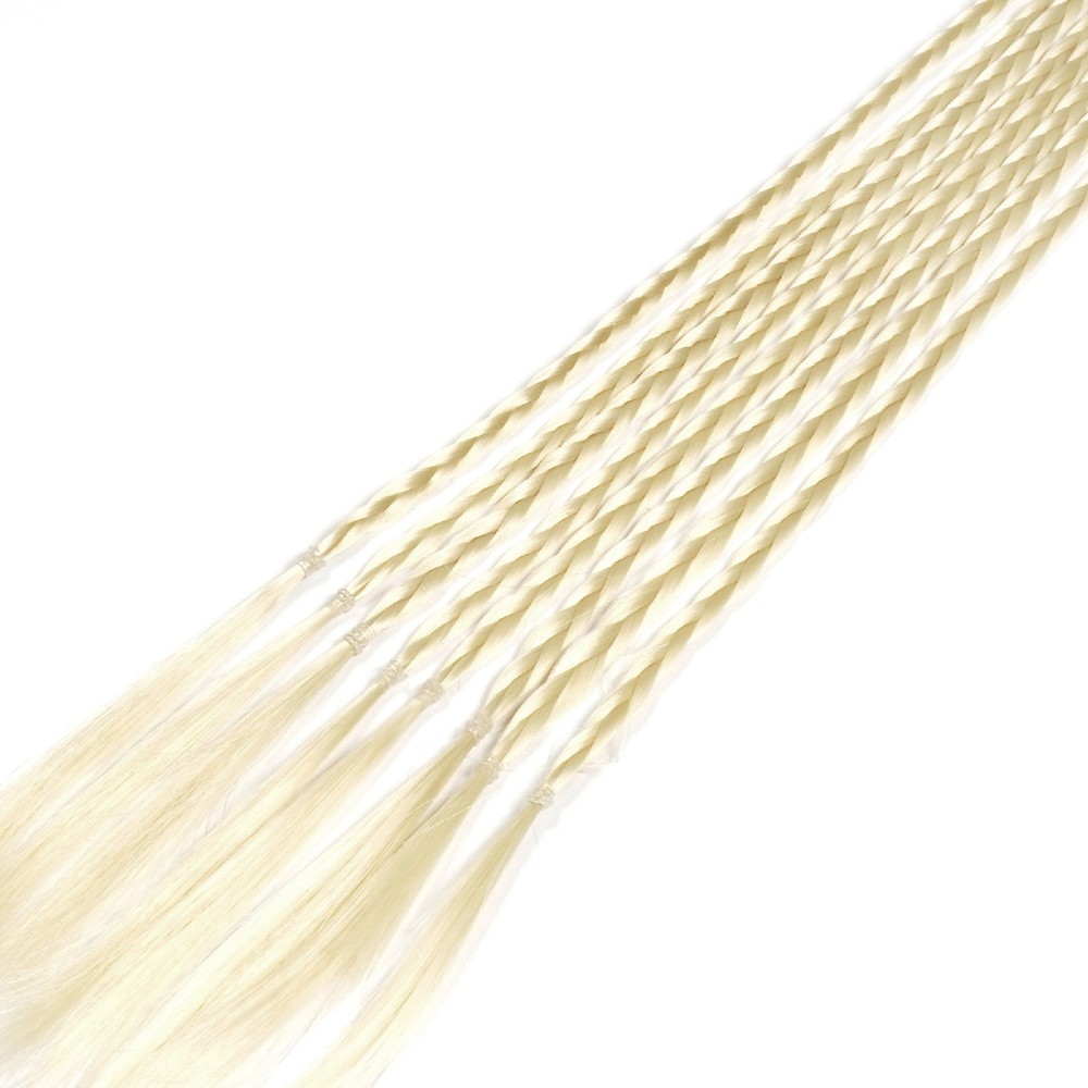 Резинка з кісками 40см 8шт молочна (31409) 2