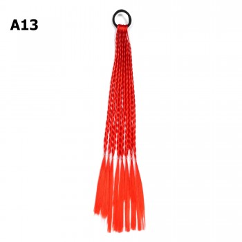 Резинка з кісками 40см 8шт червона (31410)