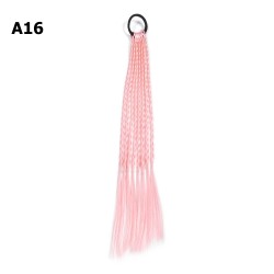 Резинка з кісками 40см 8шт світло-рожева (31412)