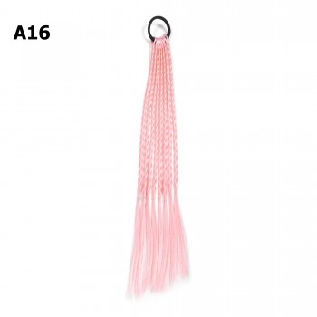 Резинка з кісками 40см 8шт світло-рожева (31412)