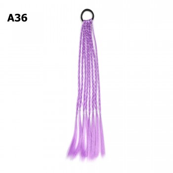 Резинка з кісками 40см 8шт фіолетова (31414)