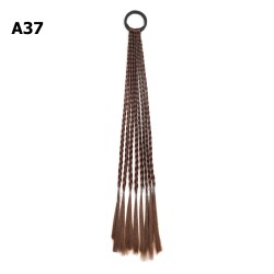 Резинка з кісками 40см 8шт коричнева (31415)