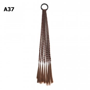 Резинка з кісками 40см 8шт коричнева (31415)