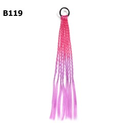 Резинка з кісками 40см 8шт малиново-рожева (31416)