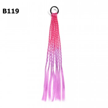 Резинка з кісками 40см 8шт малиново-рожева (31416)