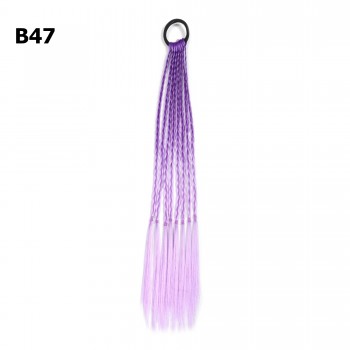 Резинка з кісками 40см 8шт фіолетово-лілова (31420)