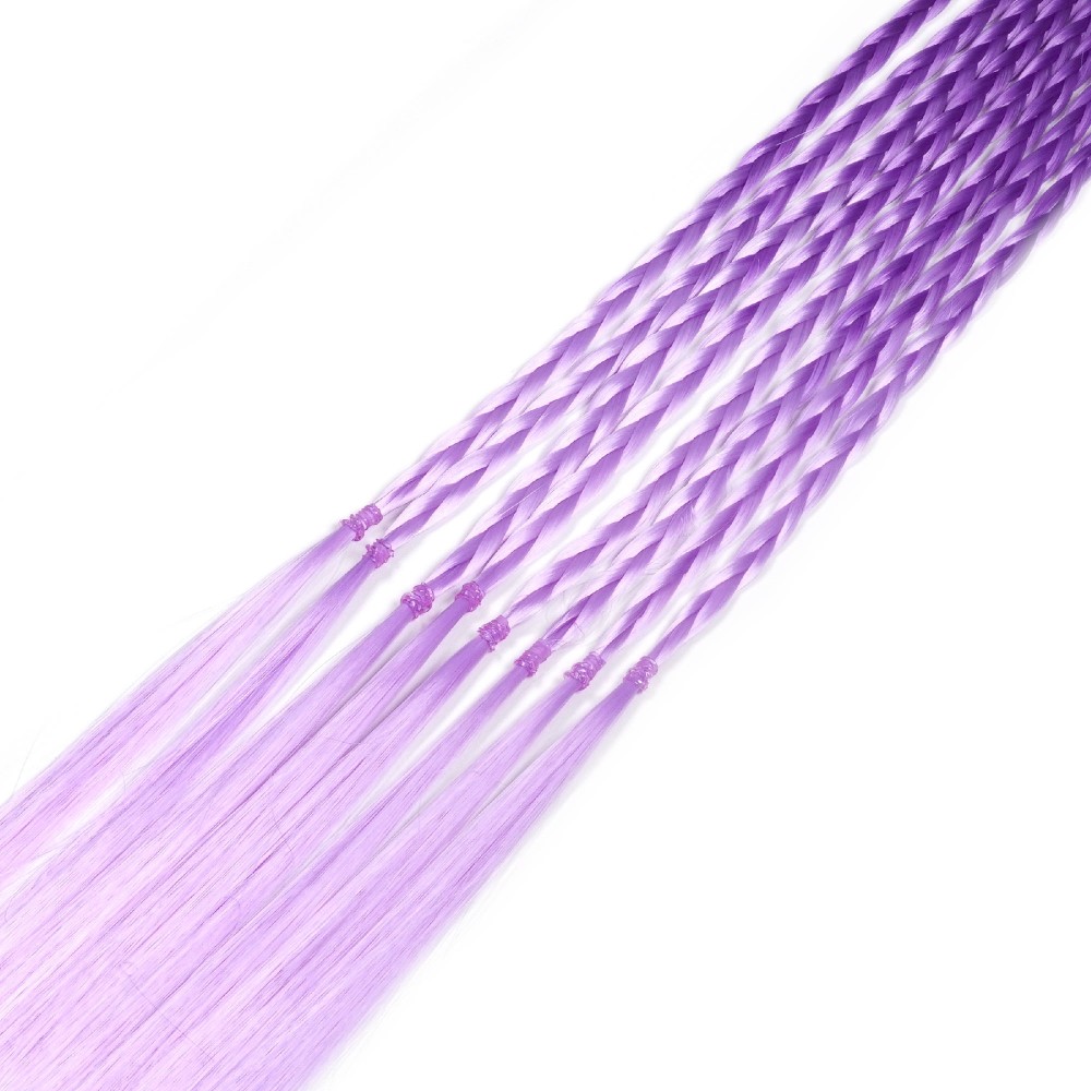 Резинка з кісками 40см 8шт фіолетово-лілова (31420) 2