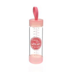 Скляна пляшечка для напоїв Water 400мл (23307)