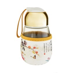 Стеклянная бутылочка для напитков 450мл (25875)