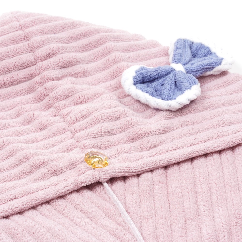 Чалма-рушник з мікрофібри з бантиком 25x65см (30122) 15