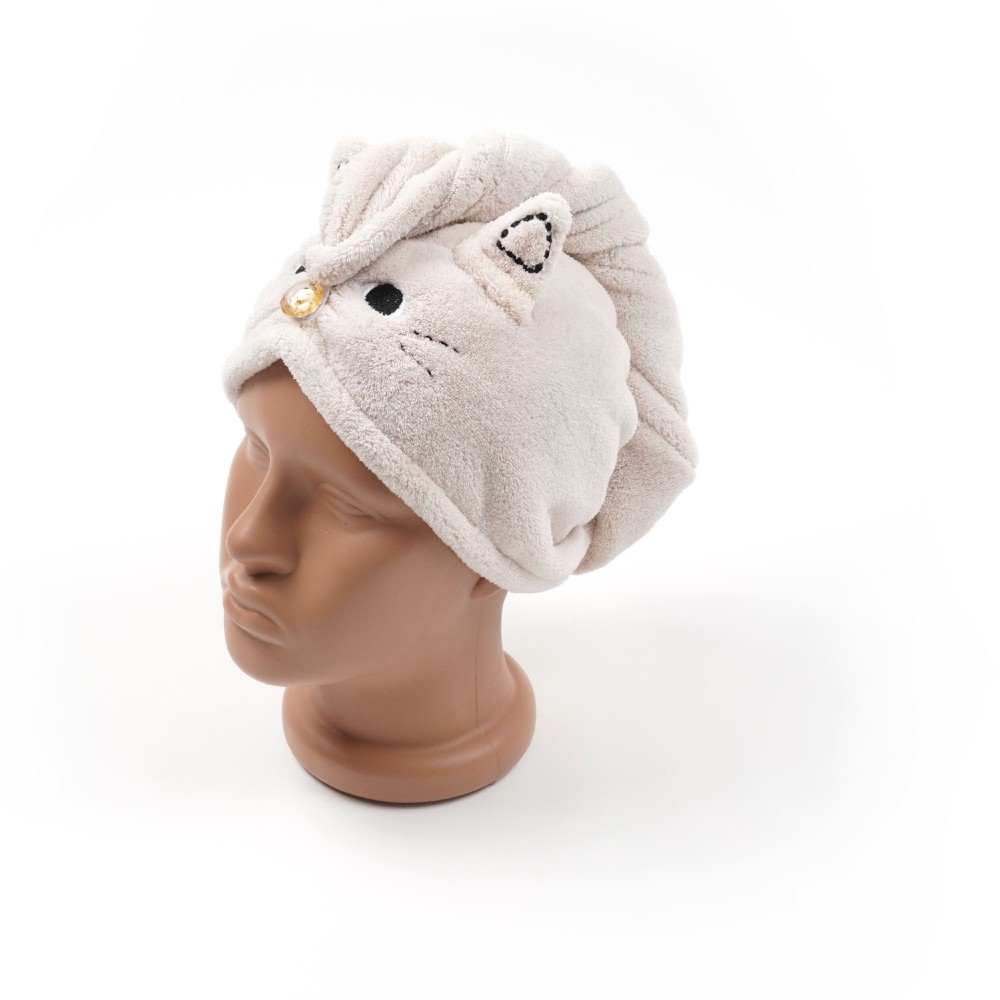 Чалма-рушник з мікрофібри Котик 25x65см (30123) 6