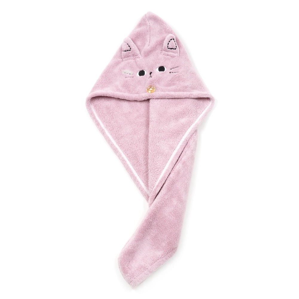 Чалма-рушник з мікрофібри Котик 25x65см (30123) 13