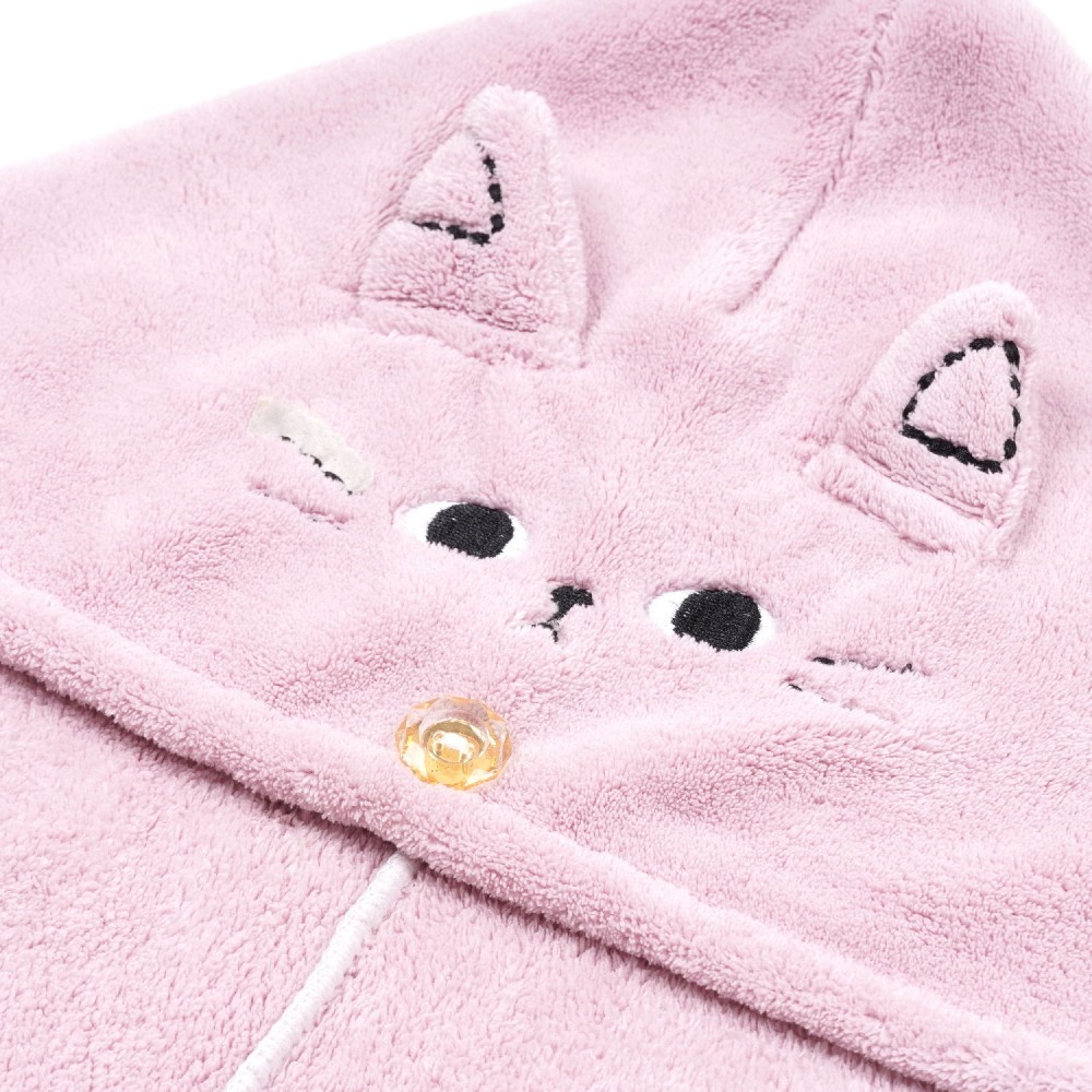 Чалма-рушник з мікрофібри Котик 25x65см (30123) 15