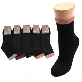 Набір махрой жіночих носків 37-42 по обуві (31300)