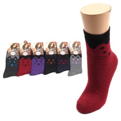 Набір махрой жіночих носків 37-42 по обуві (31301)