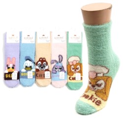 Набір підліткових теплих шкарпеток норка 32-37 (27976)