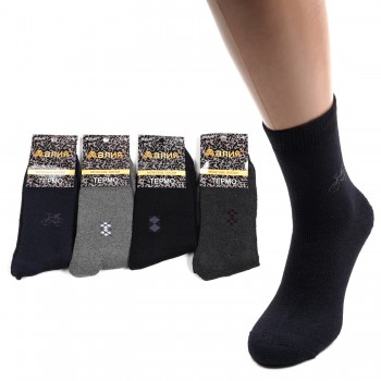 Набір чоловічих махрових шкарпеток 41-48 (31306)