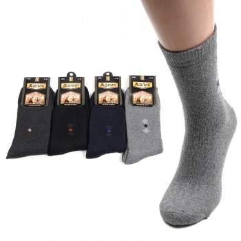 Набір чоловічих махрових шкарпеток 41-48 по взуттю ангора з махрою (31309)