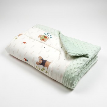 Дитяча м'яка синтепонова ковдра 110х150см (30864)