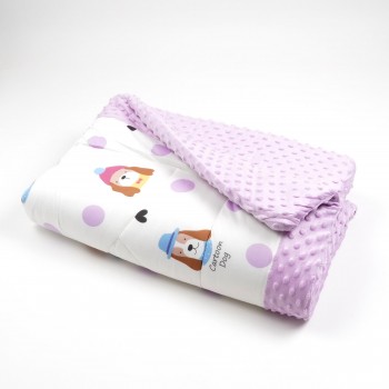 Дитяча м'яка синтепонова ковдра 110х150см (30868)