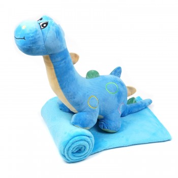 Плед-подушка, игрушка 3в1 Динозаврик 27570 (80см)