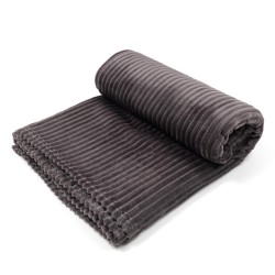 Плед микрофибра 150x200cm (30486) пепельный