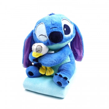 Плед-подушка іграшка 3в1 Стич 40см (30842)