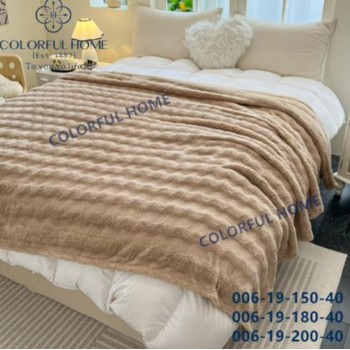 Плед полуторний мікрофібра 150х200см в сумці (31803) бежевий