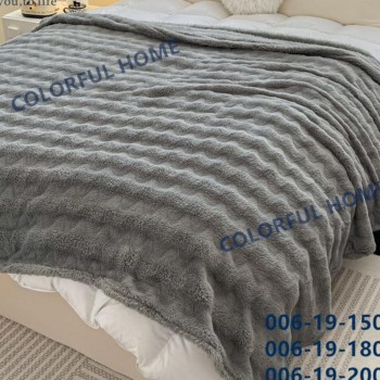 Плед полуторний мікрофібра 150х200см в сумці (31806) графіт