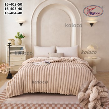 Кремовий королівський шарпей у сумці 200х220см 5см смужка (31971)