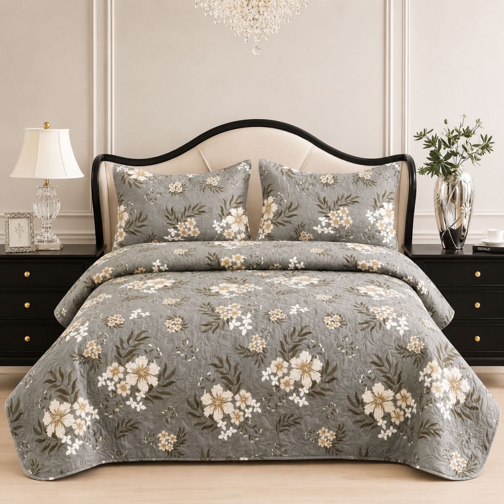 Стёганое покрывало 200x220cm +2 наволочки 50x70cm (28793) 13