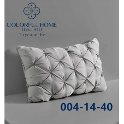 Подушка серая тесто анатомическая зефирка 48х74см (31195)