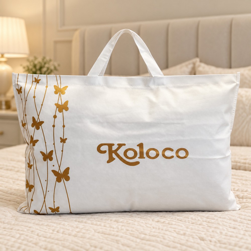 Подушка стёганая Koloco 50х70см, с бортиком, в сумке (33266) 2