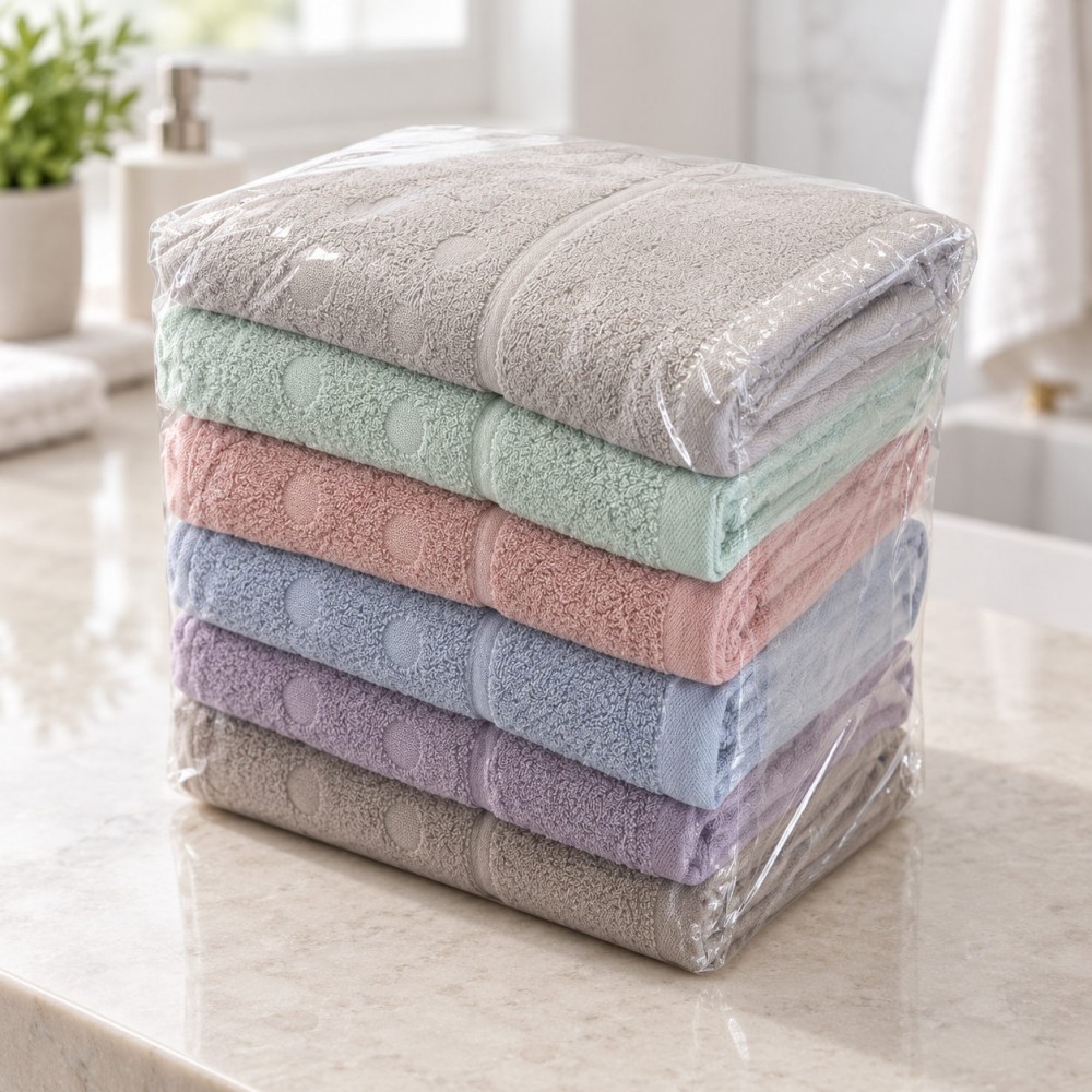 Набор лицевых махровых полотенец 50х100см (33113) 2