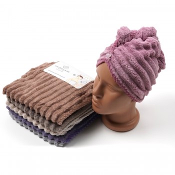 Набір чалми-рушників з мікрофібри 25x65см (29832)