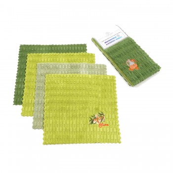 Набір кухонних серветок із мікрофібри 30x30см (29939)