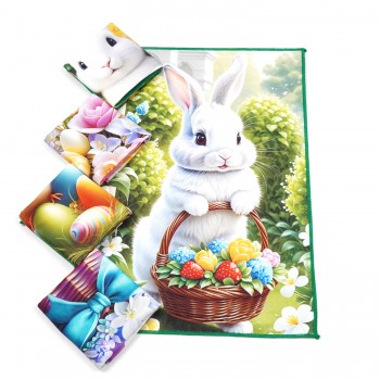 Набор кухонных полотенец из микрофибры 40x60см (29994) пасхальные