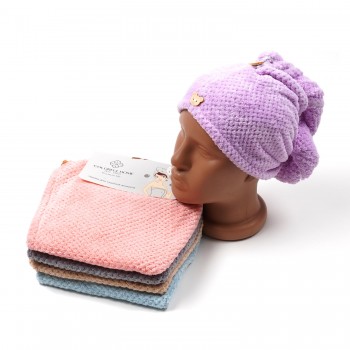 Набір чалми-рушників з мікрофібри 25x65см (30106)