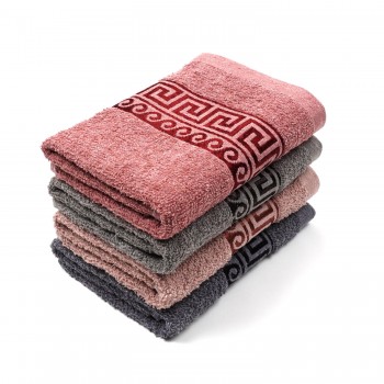 Набір махрових лицьових рушників 45х90см (30218)