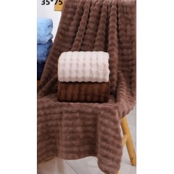 Набір лицьових рушників із мікрофібри 45x90см (30764) кремо-коричневі