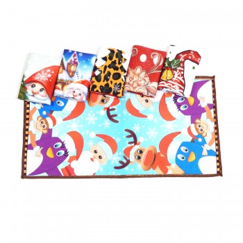 Набор кухонных полотенец из микрофибры 25x50см (31157)