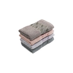 Набір махрових лицьових рушників 45х90см (31175)