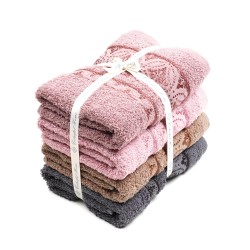 Набор махровых банных полотенец 65х135см (31318)