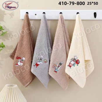 Набір кухонних махрових рушників 25x50см (31402)