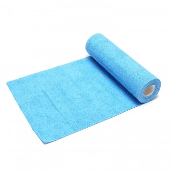 Рулон блакитний, відривних серветок із мікрофібри 30x30см 20шт (31436)